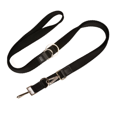 Ribbon Shoulder Leash Black