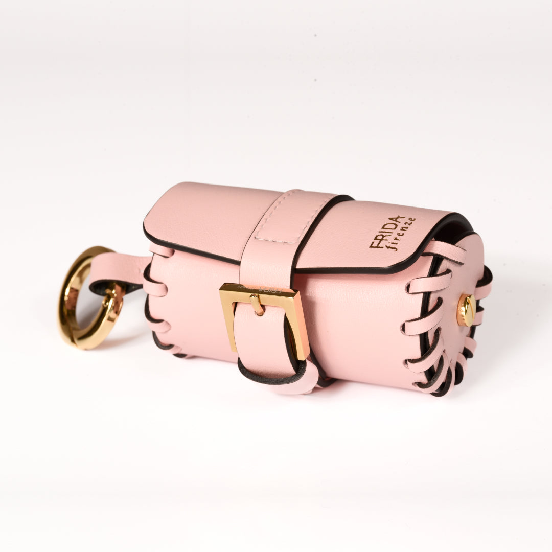 Nappa Bag Holder Pink